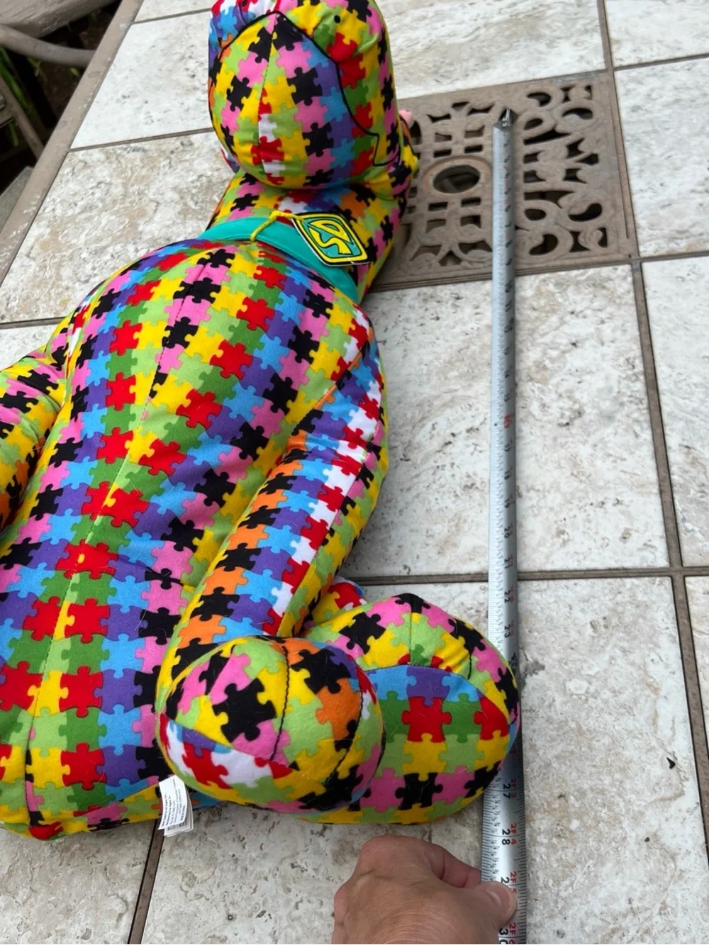 Scooby-Doo 28 inch Plush  Toy Autism Puzzle Pattern